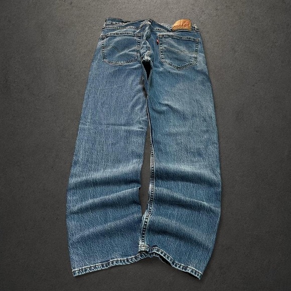 Levi's Other - Y2K 2000s Levi's 505 Mid Wash Skater Grunge Blue Denim Jeans